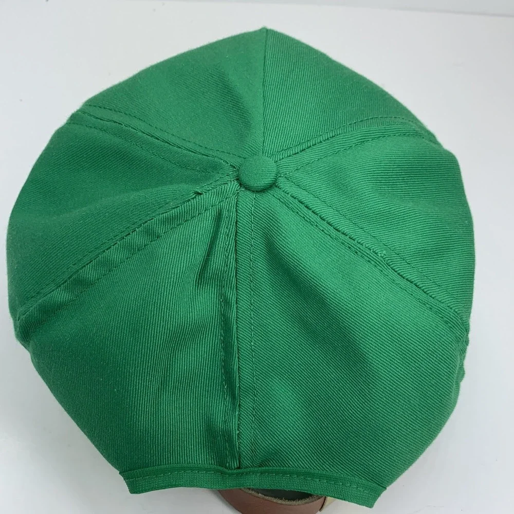 Vintage Interurban Eating House Hat Green Adjustable Strapback Cap Rope Made USA
